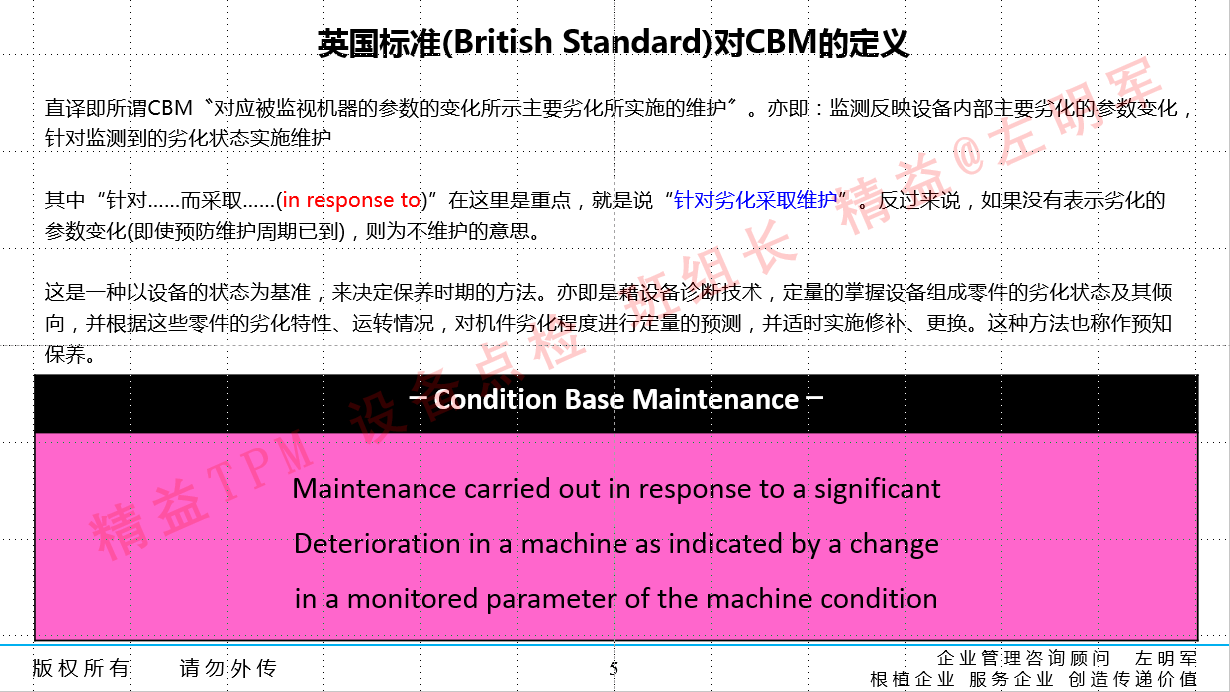 设备预知维修的实施及设备零故障管理与智能维护培训班